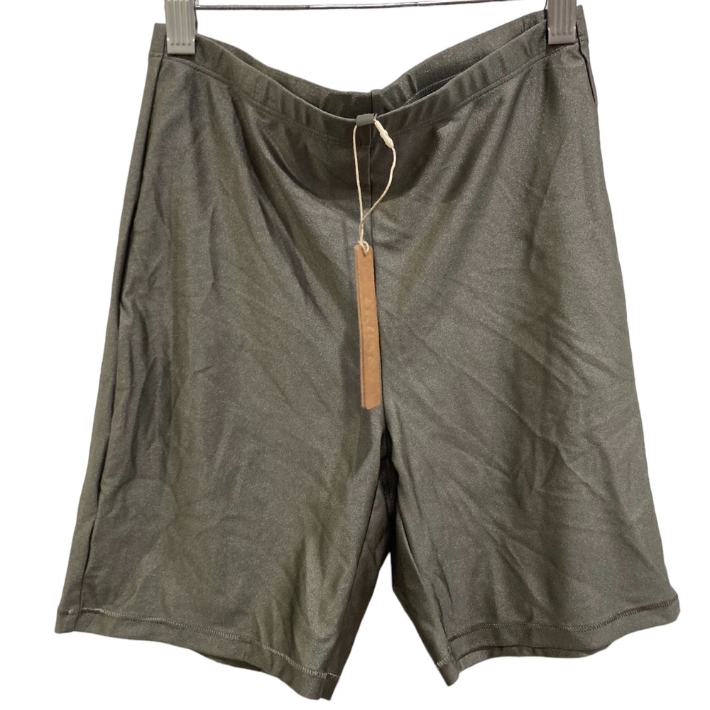 SKIMS- NWT Shine Spandex Jersey Biker Short color Gray Chalk sz Small - Picture 4 of 8